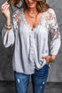 Crochet Lace Button Top